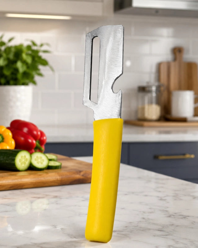 Zero Snag Wooden Peeler for Kitchen Tool,Premium 2-in-1 Multifunctional Fruit & Vegetable Peeler - Pack of 1